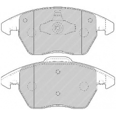 FDB1728 FERODO Комплект тормозных колодок, дисковый тормоз