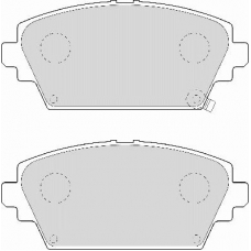 FD6937A NECTO Комплект тормозных колодок, дисковый тормоз