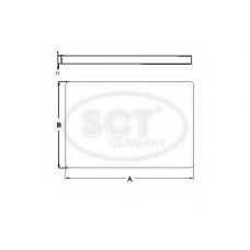 SA 1188 SCT Фильтр, воздух во внутренном пространстве