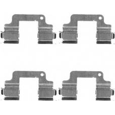 8DZ 355 203-371 HELLA PAGID Комплектующие, колодки дискового тормоза