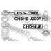 CHSHB-J200R FEBEST Защитный колпак / пыльник, амортизатор