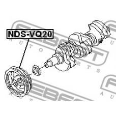 NDS-VQ20 FEBEST Ременный шкив, коленчатый вал