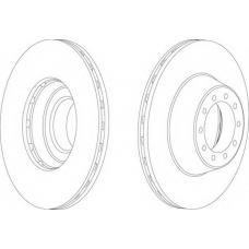 FCR100A FERODO Тормозной диск