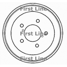 FBR786 FIRST LINE Тормозной барабан