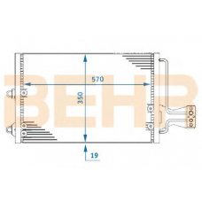 7402011 BEHR Condenser