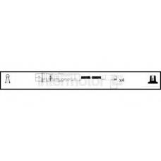 76369 STANDARD Комплект проводов зажигания