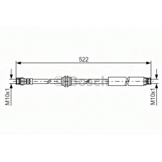 1 987 481 446 BOSCH Тормозной шланг