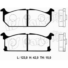 IBD-1804 IPS Parts Комплект тормозных колодок, дисковый тормоз