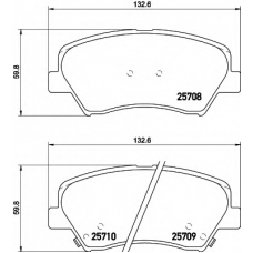 8DB 355 021-781 HELLA PAGID Комплект тормозных колодок, дисковый тормоз