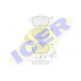 181362 ICER Комплект тормозных колодок, дисковый тормоз