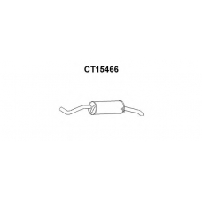 CT15466 VENEPORTE Глушитель выхлопных газов конечный