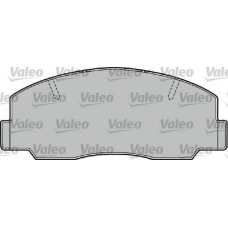 551688 VALEO Комплект тормозных колодок, дисковый тормоз