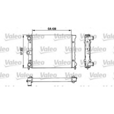 883819 VALEO Радиатор, охлаждение двигателя