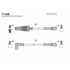 T728B TESLA Комплект проводов зажигания