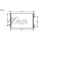 OLA5457 AVA Конденсатор, кондиционер