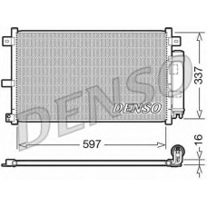 DCN44001 DENSO Конденсатор, кондиционер