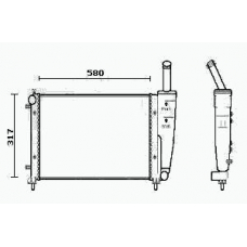 RM0071 EQUAL QUALITY Радиатор, охлаждение двигателя