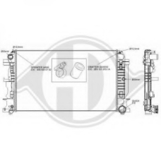 8228104 DIEDERICHS Радиатор, охлаждение двигателя