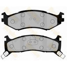 PA1625 BRAKE ENGINEERING Комплект тормозных колодок, дисковый тормоз