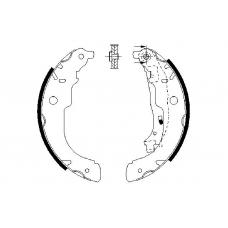 0 986 487 721 BOSCH Комплект тормозных колодок