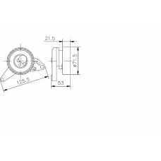 TKR 9974 TIMKEN Натяжной ролик, ремень грм