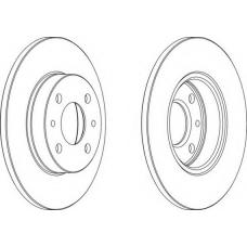 DDF140C-1 FERODO Тормозной диск