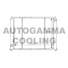 101255 AUTOGAMMA Радиатор, охлаждение двигателя