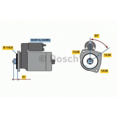 0 001 261 004 BOSCH Стартер