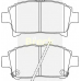 23904 00 C BRECK Комплект тормозных колодок, дисковый тормоз