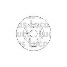 DF1033 TRW Тормозной диск