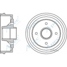 DRM9132 APEC Тормозной барабан