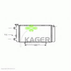 31-2957 KAGER Радиатор, охлаждение двигателя