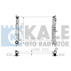 128700 KALE OTO RADYATOR Радиатор, охлаждение двигателя