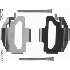 FBA512 FERODO Комплектующие, колодки дискового тормоза