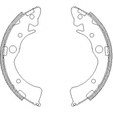 4096.01 REMSA Комплект тормозных колодок