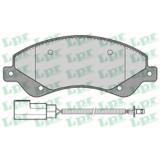 05P1259 LPR Комплект тормозных колодок, дисковый тормоз