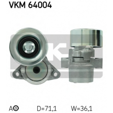 VKM 64004 SKF Натяжной ролик, поликлиновой  ремень