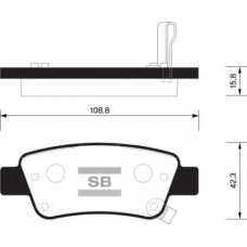 FBP1568 FI.BA Комплект тормозных колодок, дисковый тормоз
