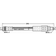 FBH7169 FIRST LINE Тормозной шланг