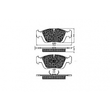 30946 SPIDAN Комплект тормозных колодок, дисковый тормоз