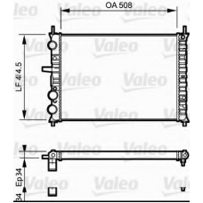 731306 VALEO Радиатор, охлаждение двигателя