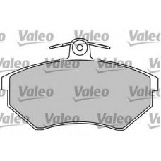 597147 VALEO Комплект тормозных колодок, дисковый тормоз