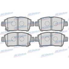 AC0581003D AC Delco Комплект тормозных колодок, дисковый тормоз