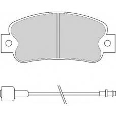FD670A NECTO Комплект тормозных колодок, дисковый тормоз