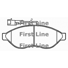 FBP3644 FIRST LINE Комплект тормозных колодок, дисковый тормоз