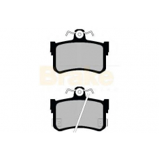 PA990 BRAKE ENGINEERING Комплект тормозных колодок, дисковый тормоз