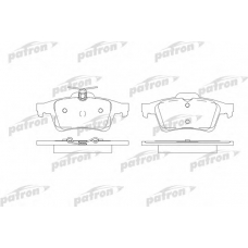 PBP1766 PATRON Комплект тормозных колодок, дисковый тормоз