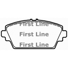 FBP3443 FIRST LINE Комплект тормозных колодок, дисковый тормоз