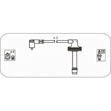 VL19 JANMOR Комплект проводов зажигания