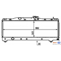 8MK 376 718-351 HELLA Радиатор, охлаждение двигателя